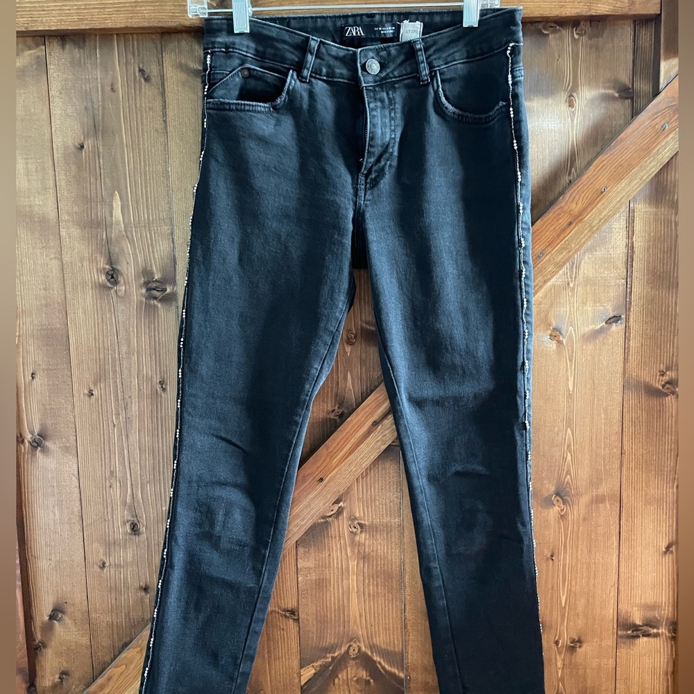 Zara Jeans with silver detail